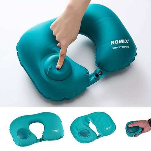 Generic Self-Inflatable Travel Neck Pillow