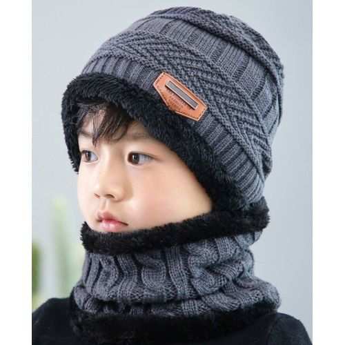 Fashion Hat And Scarf Set For Kids
