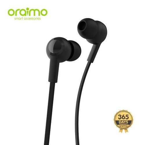 Oraimo Halo 4 Oep - E26 Deep Bass In Ear Earphones - Black.