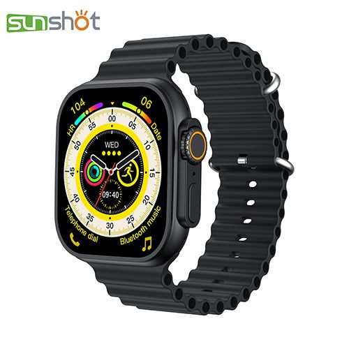 Generic HK8 Ultra 2.1 "HD Screen Sports Mode NFC Zinc Alloy Smartwatch Bluetooth Talk