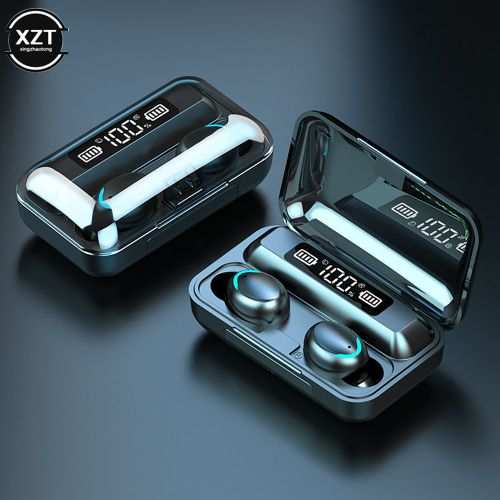 Wireless Earphones Bluetooth 5.0 LED Dislpaly Bheadset Waterproof Noise Reduction