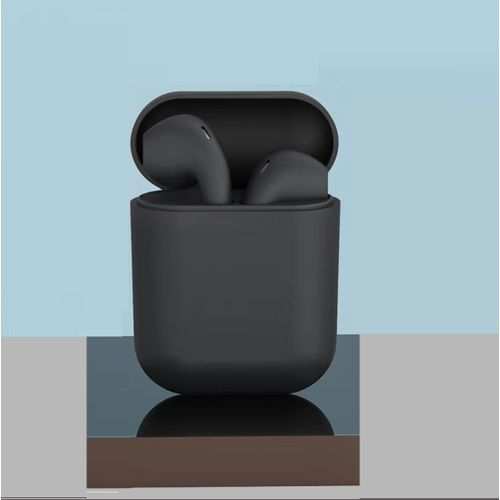 Generic Macaroon Bluetooth Wireless Earphones Sound Headsets Noise Cancelling Hd Binaural Call -BLACK