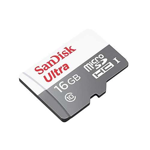 Sandisk Ultra 16GB Microsdhc UHS-I Class 10 Up To 80MB/s Memory Card