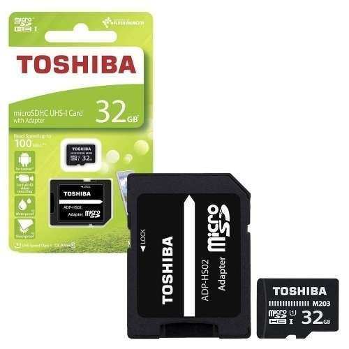 Toshiba Micro SD Memory Card TF With Adapter - 32GB