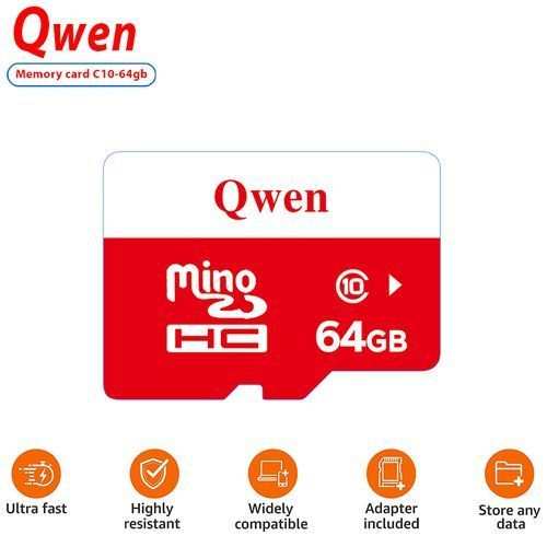 Qwen 64GB Memory Card C10 High Speed