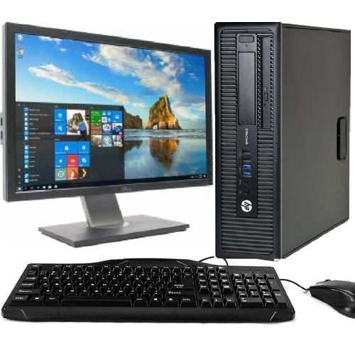 HP Refurbished Prodesk 600 G1 Core I5 8GB RAM 500GB HDD 3.2GHz Sff Desktop + 19" Monitor Complete