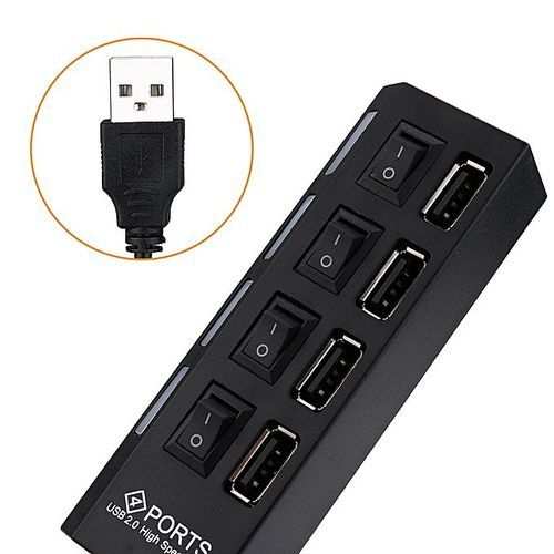 Generic Multi 4 Port USB Hub 2.0 Adapter USB Splittergeneric Multi 4 Port USB Hub 2.0 Adapter USB Splitter