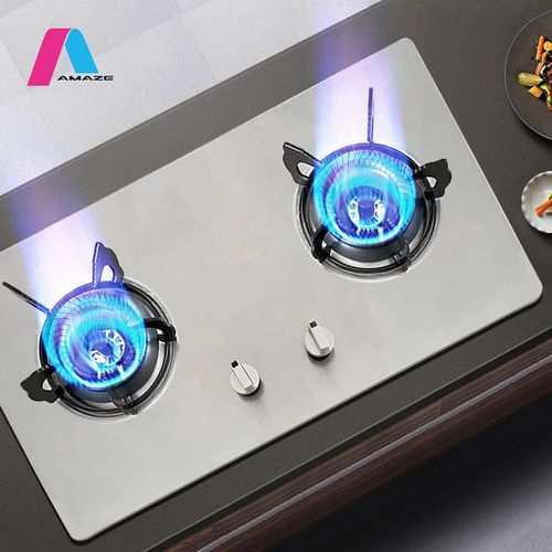 Amaze Premium Two Burner Glass Cooker, Table Top