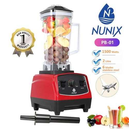 Nunix Heavy Duty Multi-purpose Commercial Blender High Speed