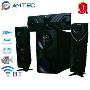 Amtec 3.1 Sub Woofer Multimedia Sound System 8000W Black