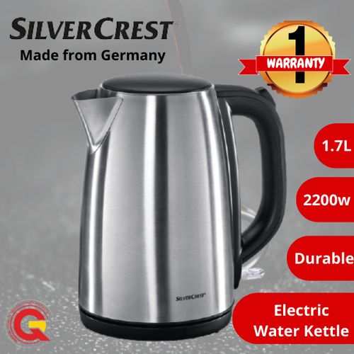 Silvecrest Cordless Hot Water Electric Kettle – 1.7L – 2200W