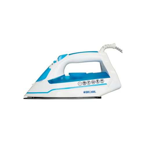 Bruhm Steam Iron – White & Blue