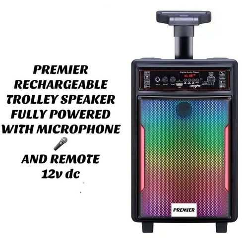 Premier 15 Inch Rechargeable Trolley Church Pa Speaker