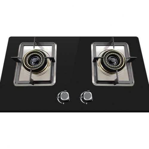Amaze Premium Two Burner Glass Cooker, Table Top