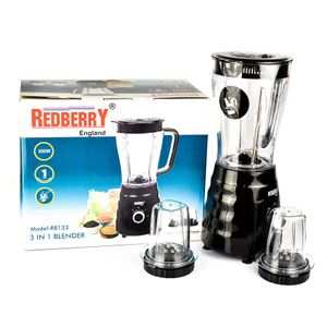 Redberry 3 in 1 Blender with Powerful Motor