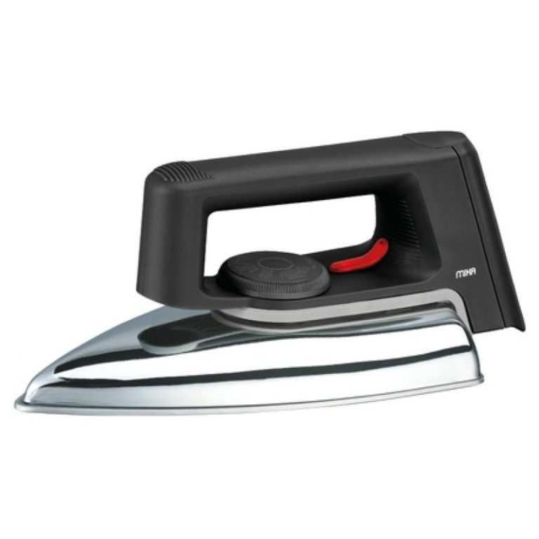 Mika Dry Iron, Ceramic Soleplate, Black & Grey