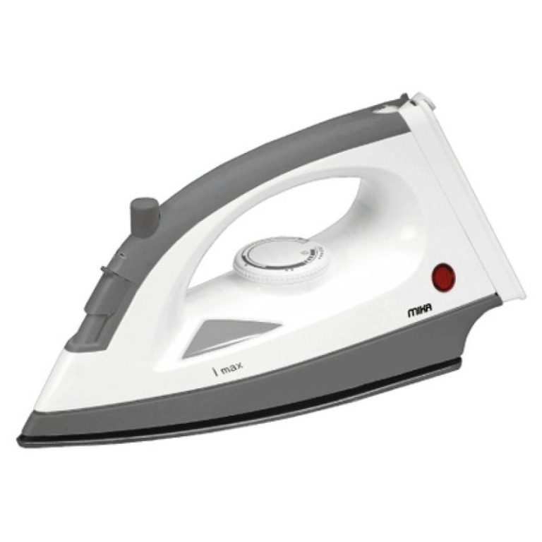 Mika Steam Iron, Non-Stick Soleplate, Whit