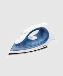 Mika Steam Iron, Non-Stick Soleplate, White & Blue