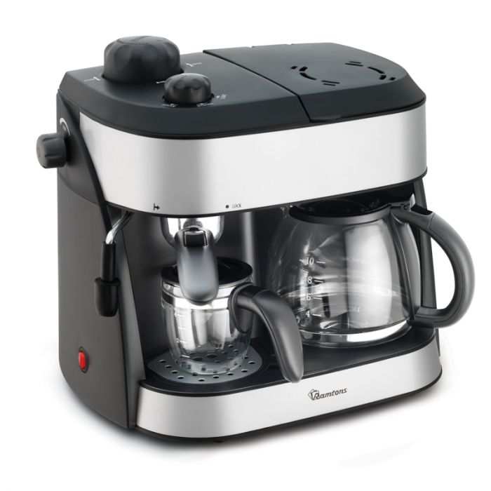 Ramtons Cappuccino Maker With Milk frother, Black
