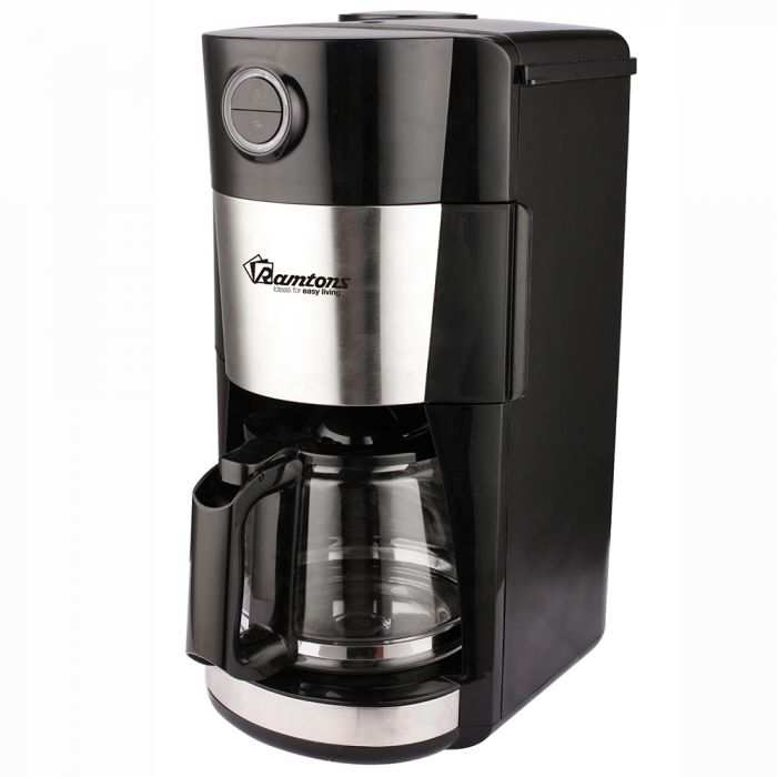 Ramtons Coffee Maker With Permanent Nylon filter, Black