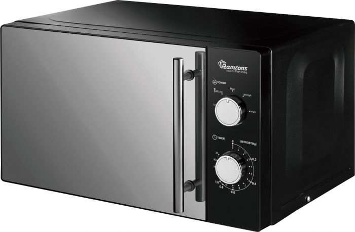 Ramtons 20 Liters Manual Microwave Black