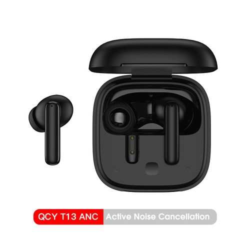 Qcy T13 Anc Wireless Earbuds Active Noise Cancelling, Black
