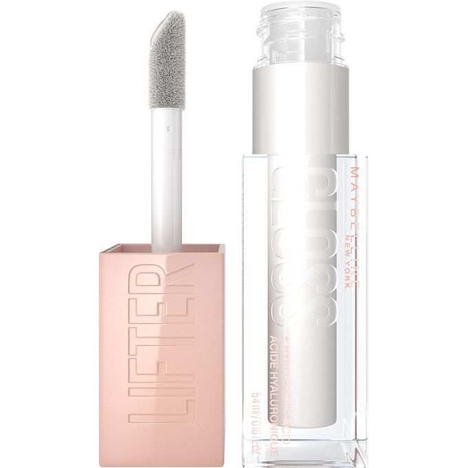 Maybelline Lifter Gloss Hydrating Lip Gloss With Hyaluronic Acid, Pearl