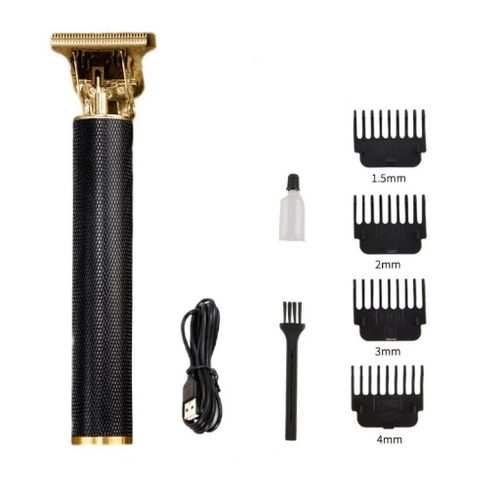 Generic Rechargeable Hair Clipper Cordless Clippers-BLACK