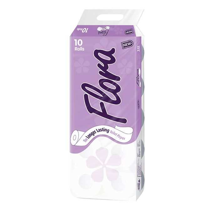 Flora Flora Flora Toilet Rolls White – 10s