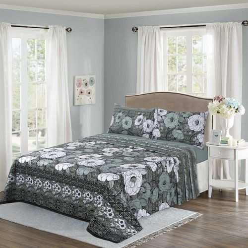 Textilian Bed Sheet Set - Cotton Printed
