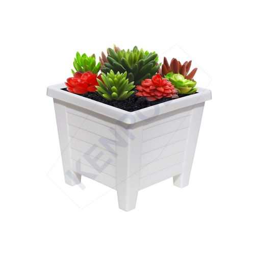 Kenpoly Flower Pot/ Vase Square White-15ltrs
