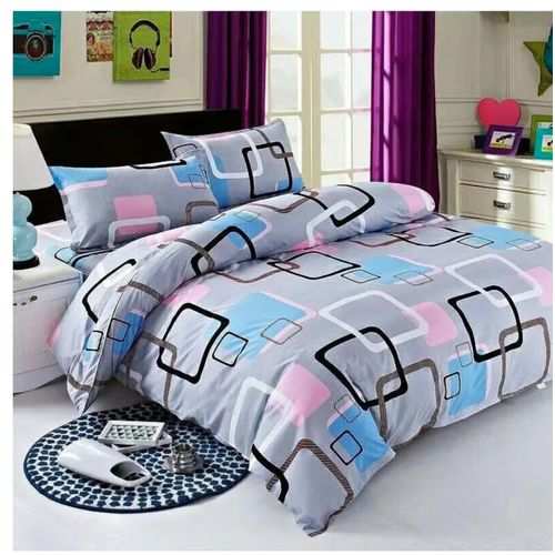 Generic Bedding Set (2 Pillow Covers +1 Duvet Cover +1 Bed Sheet)