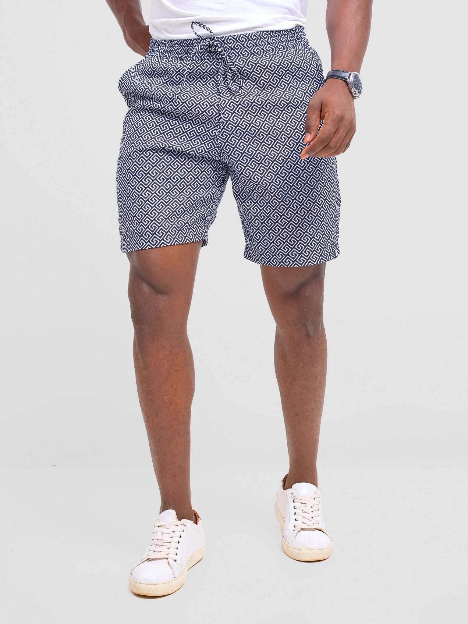 Safari Men Drawstring Shorts - Himo Print - image 6