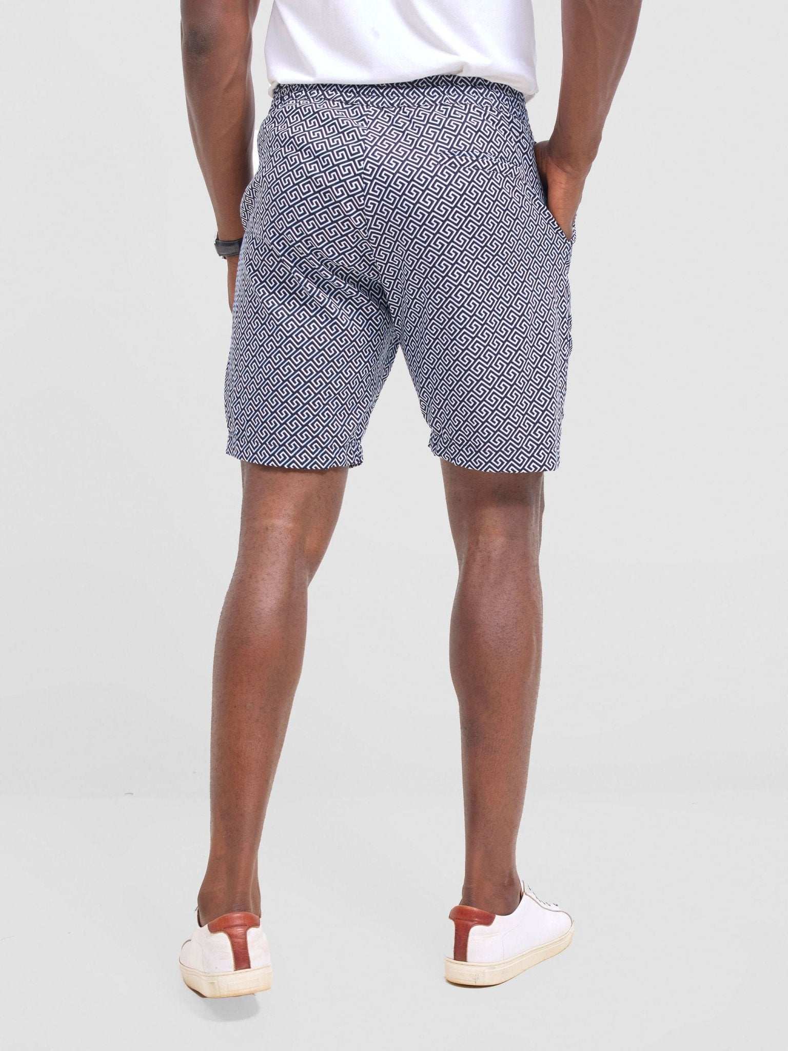 Safari Men Drawstring Shorts - Himo Print - image 4
