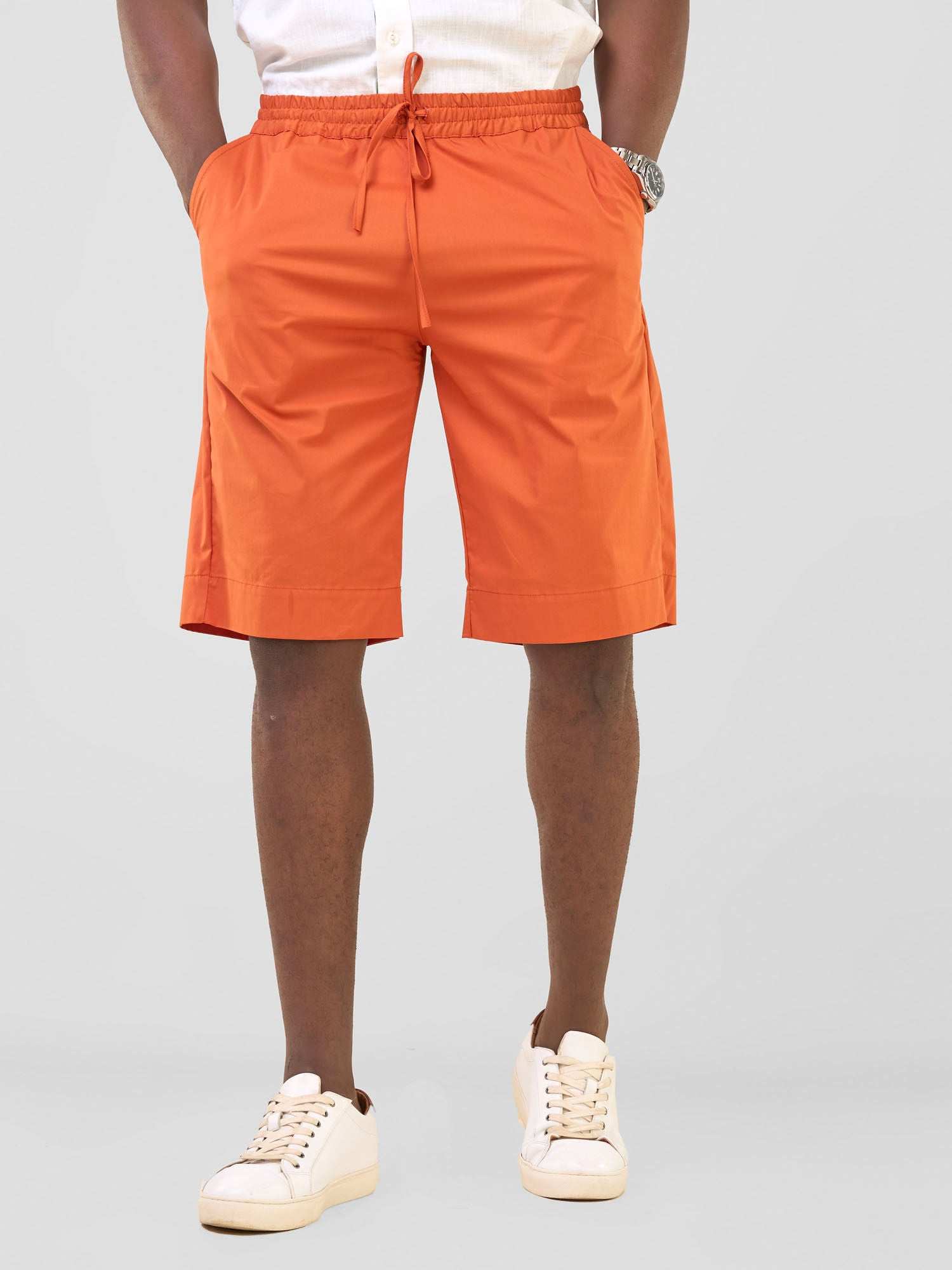 Safari Njano Men's Knee Length Shorts - Rust - image 3