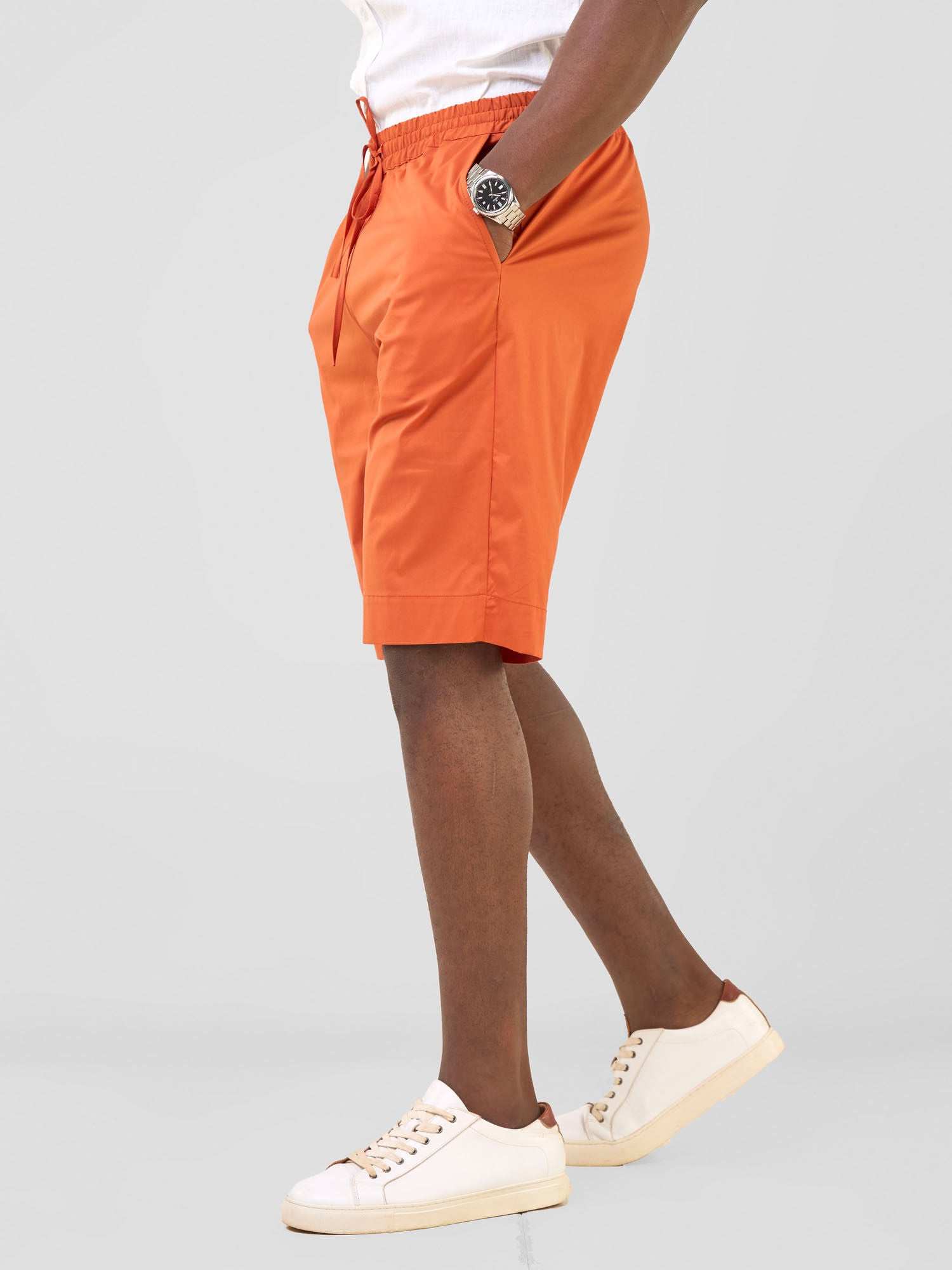 Safari Njano Men's Knee Length Shorts - Rust - image 4