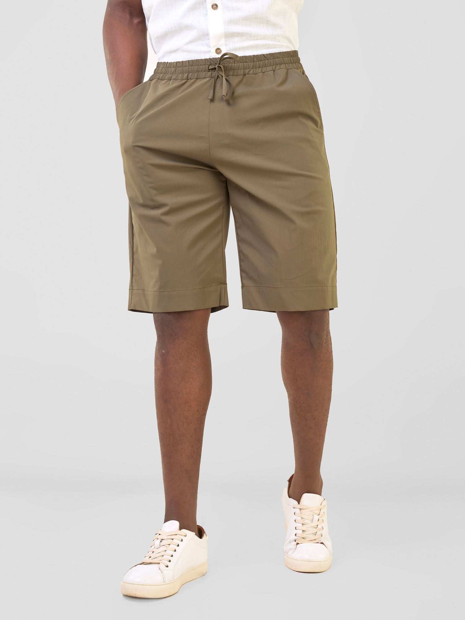 Safari Njano Men's Knee Length Shorts - Hunters Green - image 2
