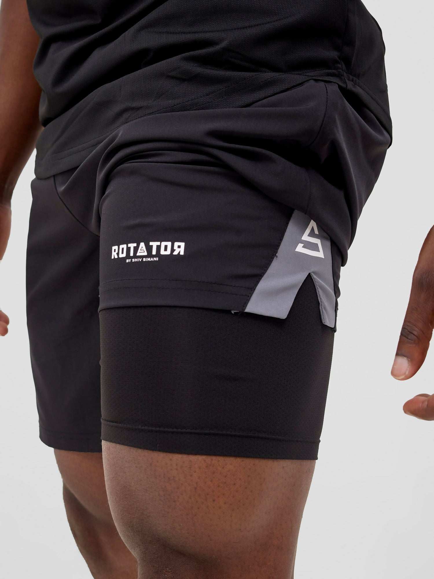 Rotator Active Wear Men's Short - Black - image 6