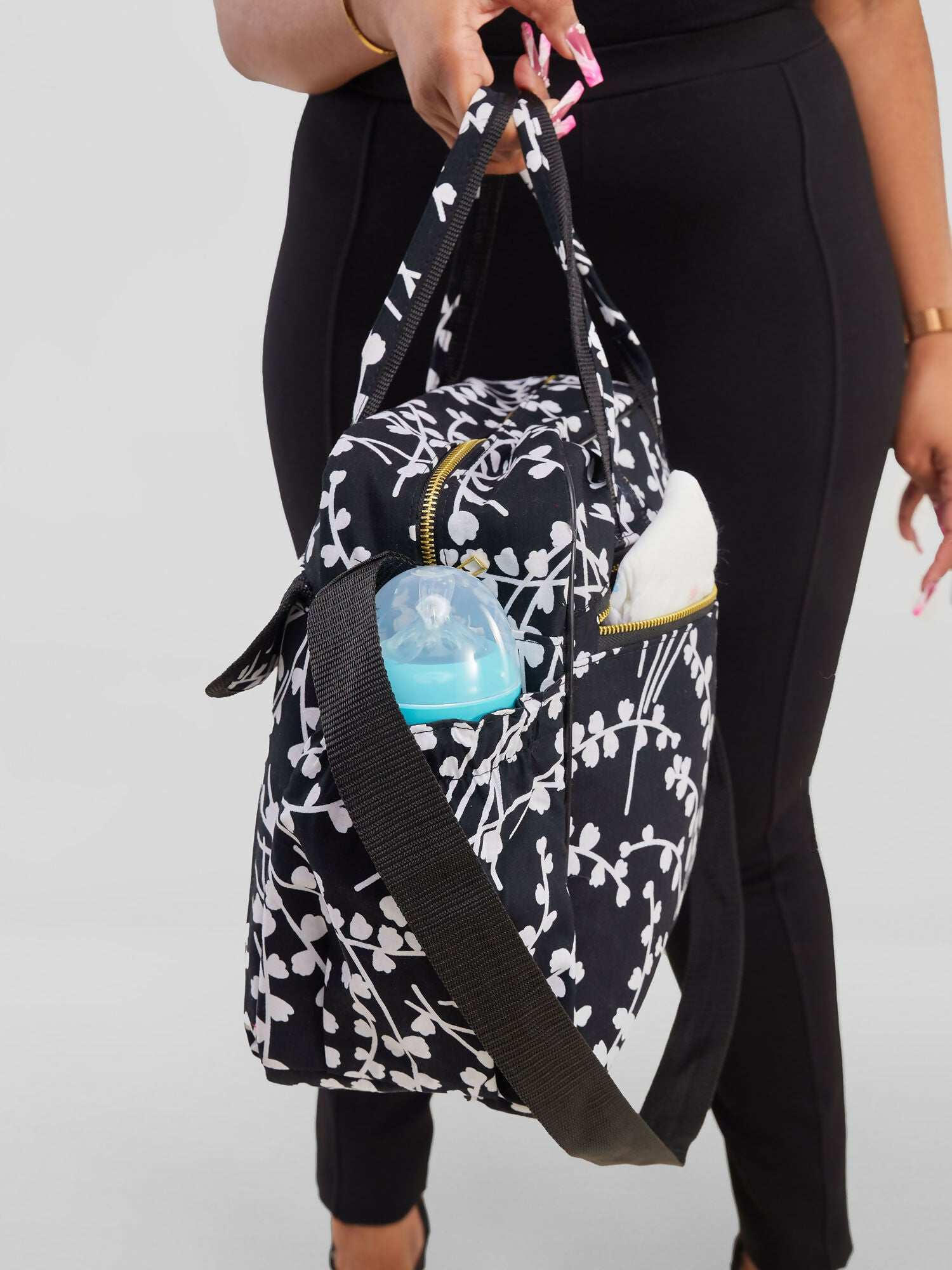 Tolu Bag - Black / White Print - image 4