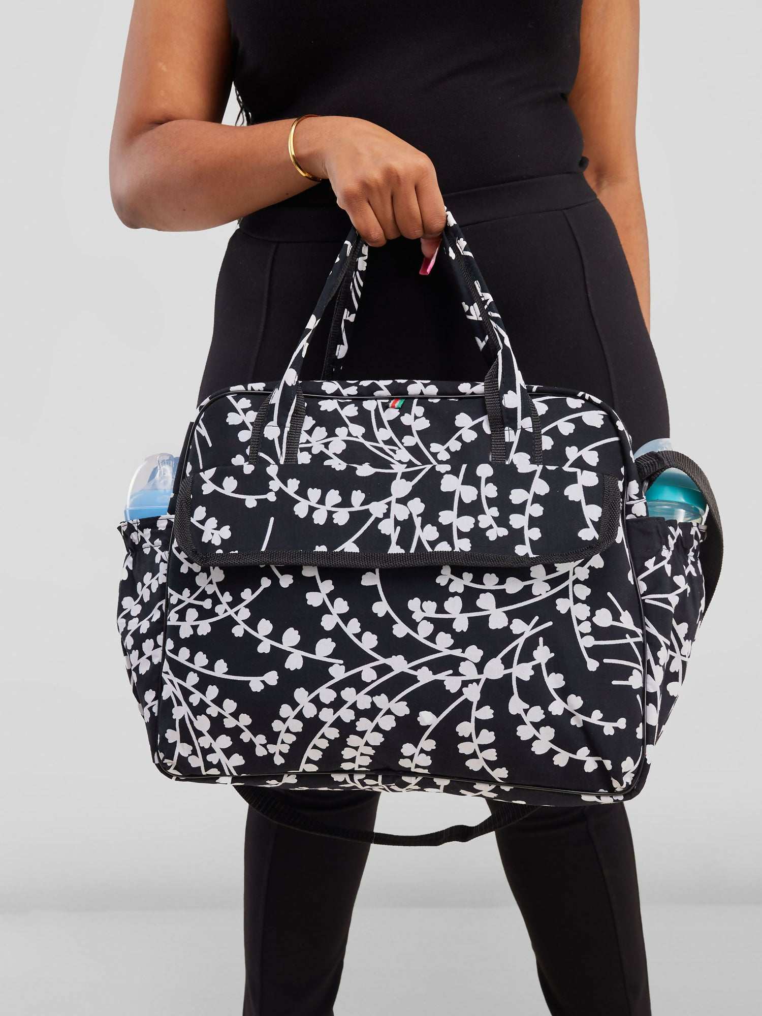 Tolu Bag - Black / White Print - image 2