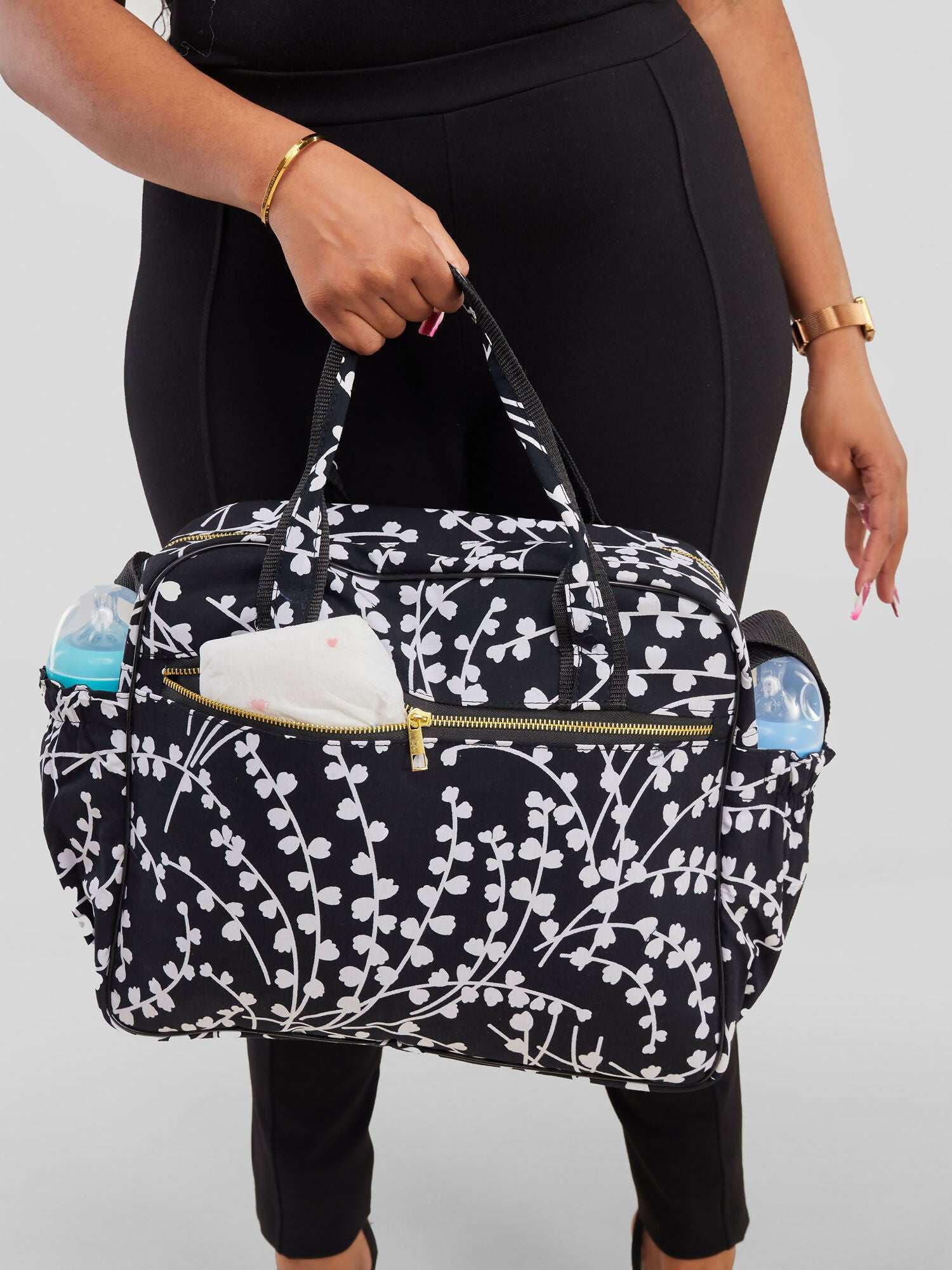 Tolu Bag - Black / White Print - image 3