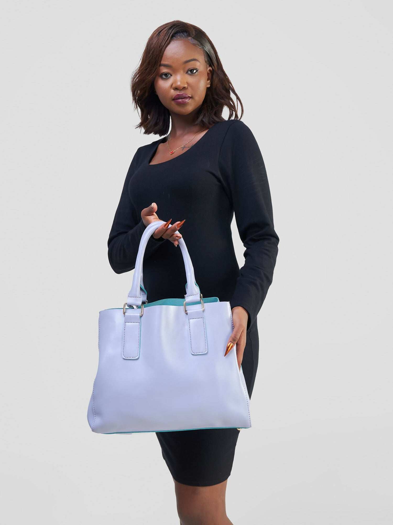 The Fashion Frenzy Hand Bag - Purple - image 2
